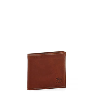 Il Bisonte Classic Wallet with Coin - Vintage Cognac