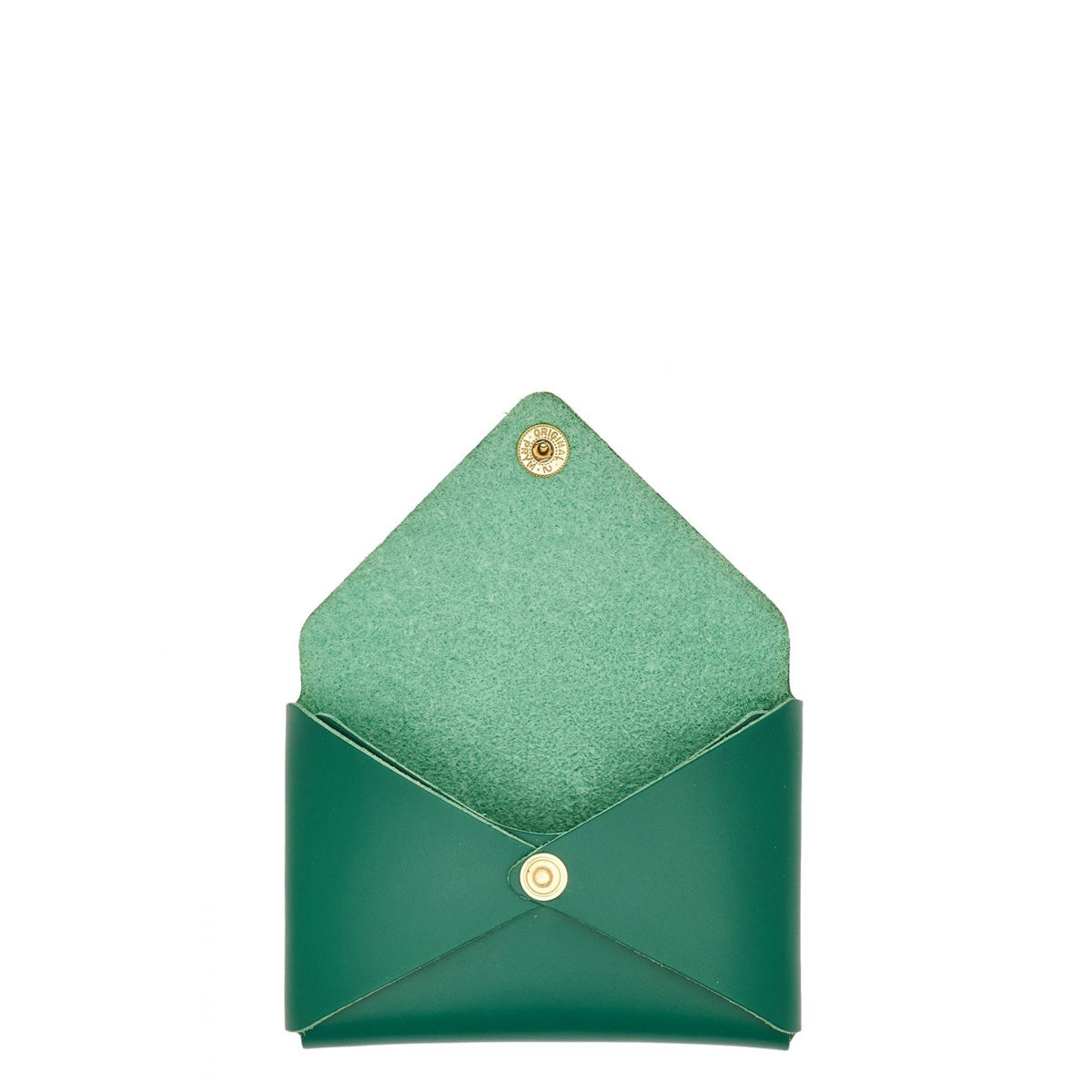 Il Bisonte Business Card Envelope - Emerald
