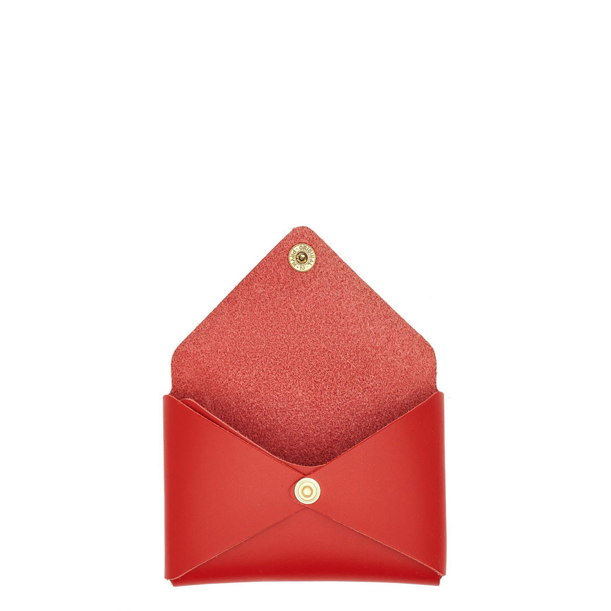 Il Bisonte Business Card Envelope - Castagno Rosa
