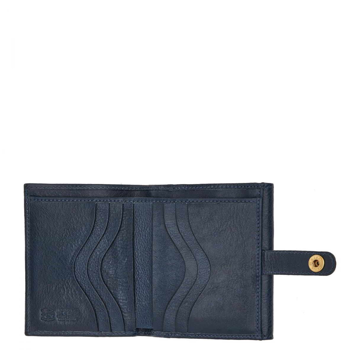 Il Bisonte Lira Compact Wallet - Blu