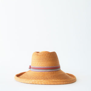 Axel Mano Hamptons Wide Brim Hat - Gold